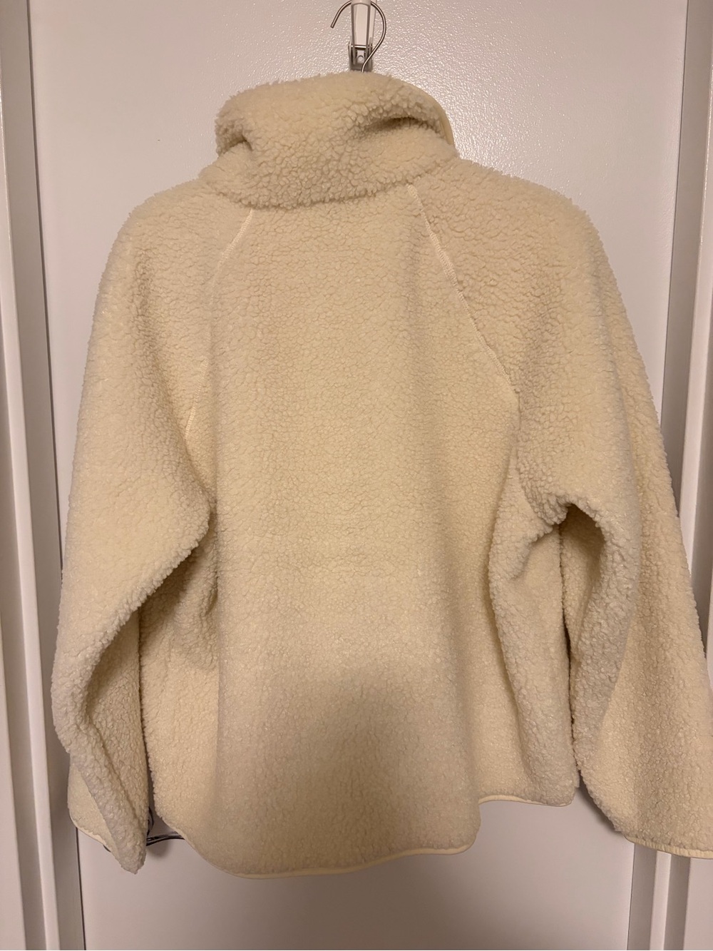 Gap Cozy Women's Cream Sherpa Jacket - Picture 2 of 3